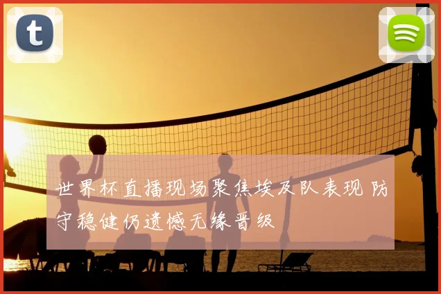 世界杯直播现场聚焦埃及队表现 防守稳健仍遗憾无缘晋级